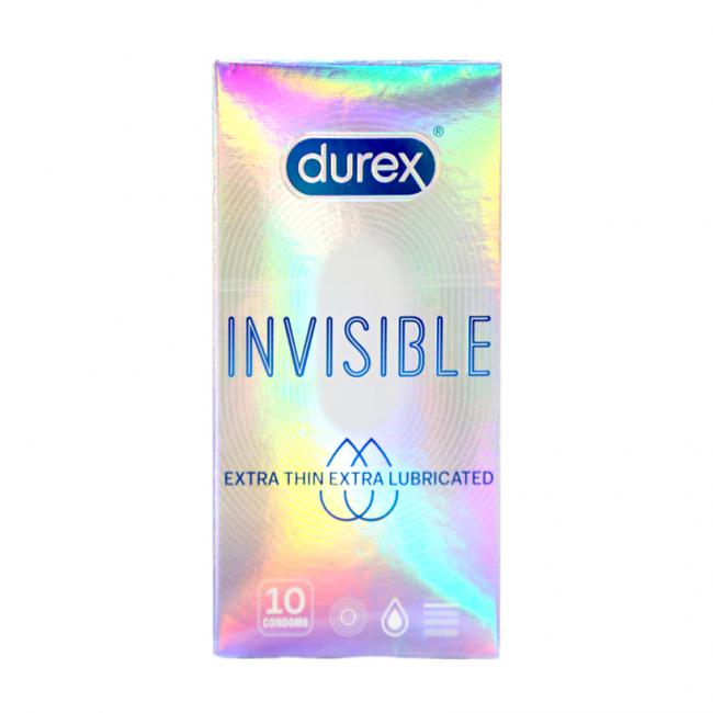 Bao cao su Durex Invisible Extra Thin 10s